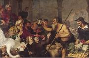 Cornelis de Vos Diogenes searches for a man oil on canvas